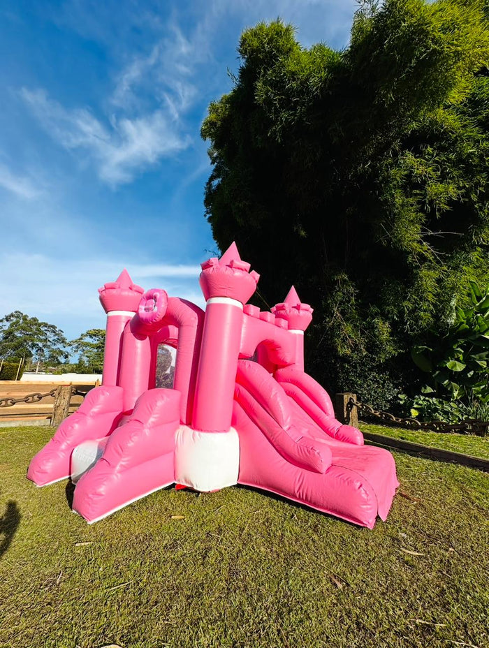 Inflable Mini Castillo Rosado